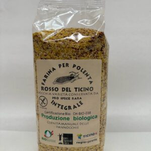 Farina per Polenta Rosso del Ticino integrale Bio