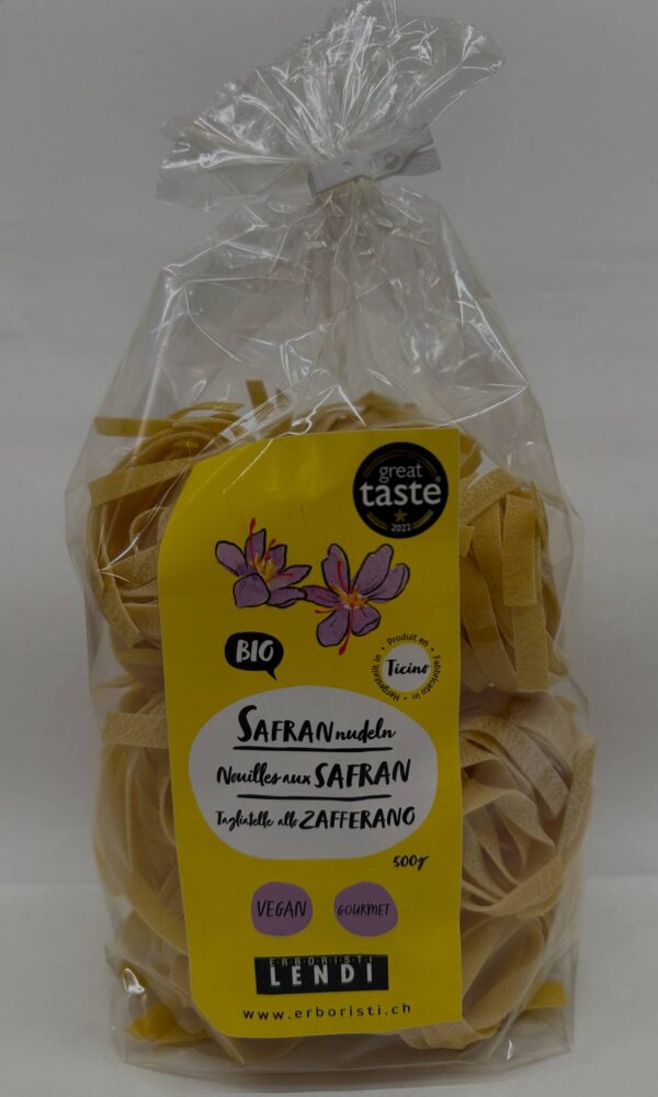 Tagliatelle allo Zafferano Bio e Vegan